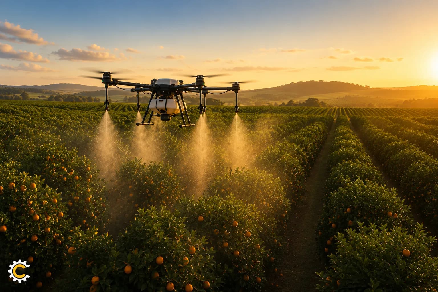 Aplicação agrícola com drone — Tormáquinas Chapadão